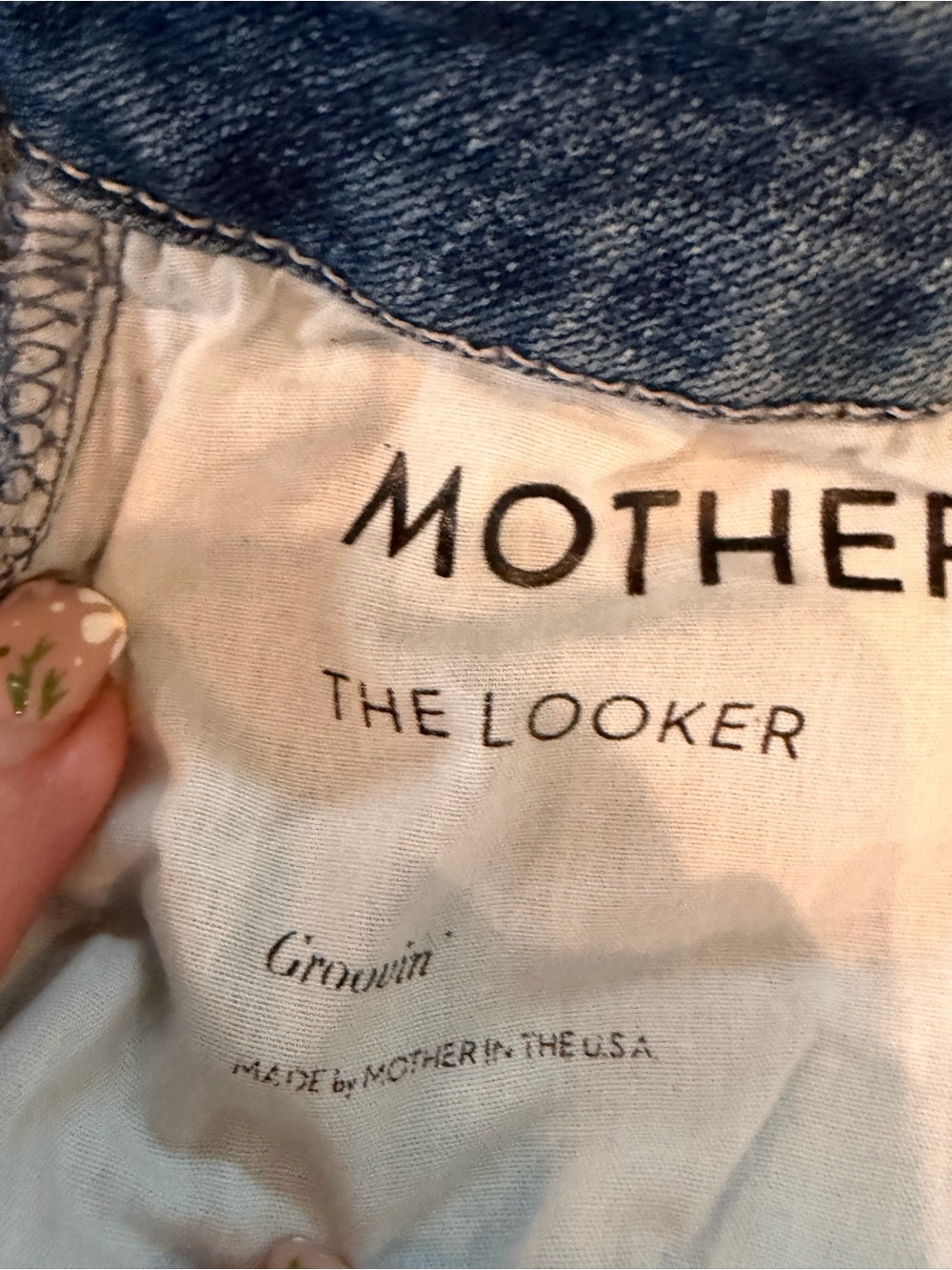 MOTHER The Looker Skinny Jeans 28 Groovin Blue Stretch Denim USA - Picture 8 of 15